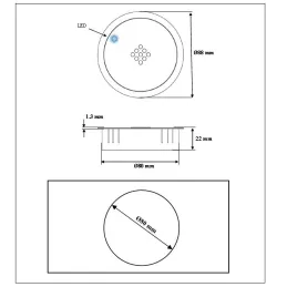 Brezžični polnilnik VersaCharger / Bela