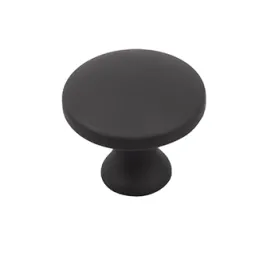 Gumb CIRCLE / Mat črna