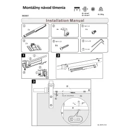 Komplet za drsna vrata Rustica Simple / z blaženjem