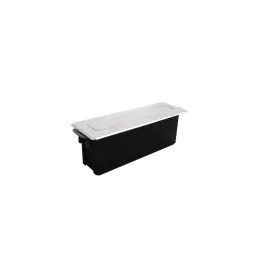 Izvlečna električna vtičnica HOPBOX FRENCH / Brušen aluminij