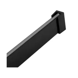 Obešalna palica SLIM za LED-trak s pokrovčkom / Črna