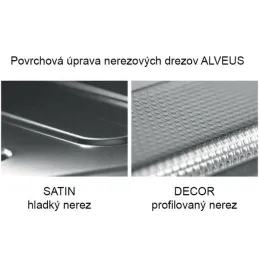 Pomivalno korito iz nerjavnega jekla Alveus BASIC 170