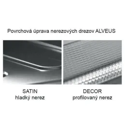 Pomivalno korito iz nerjavnega jekla Alveus LINE 10