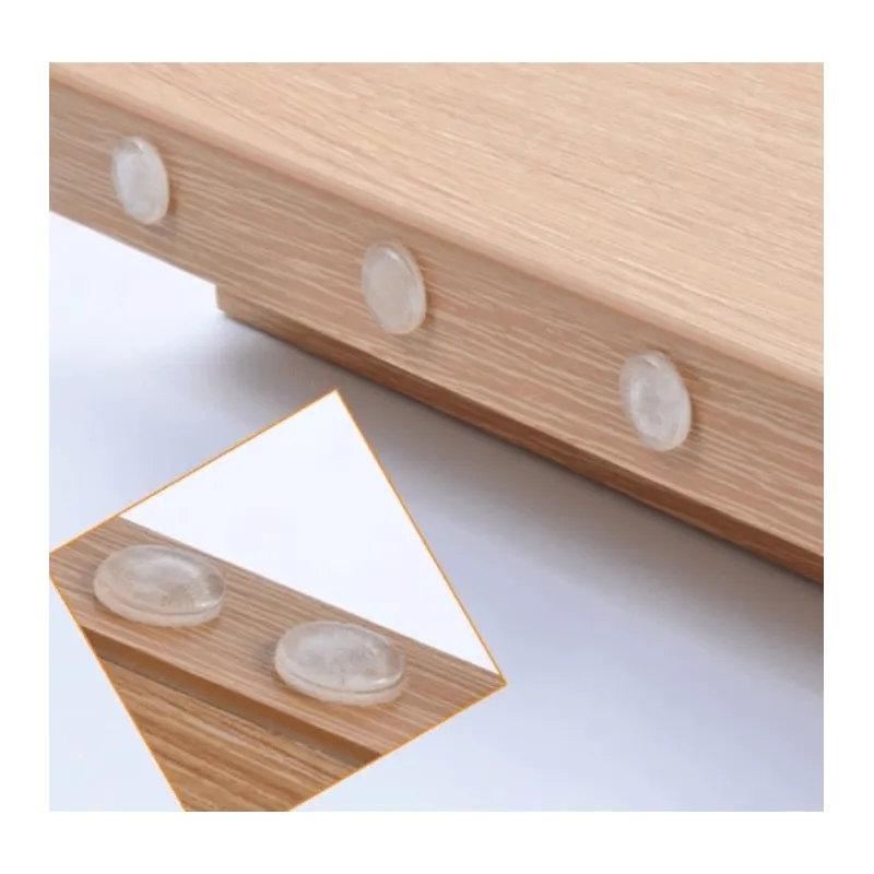 Samolepilni PVC blažilnik 10 mm – 50 kosov / prozoren