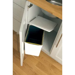 Koš za odpadke za na vrata 16 l / bel