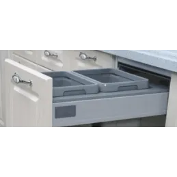 Izvlečni koš za odpadke INTERBIN 600 / Siv