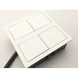 Električna vtičnica VersaHit 2 x 230 V FRENCH / Bela