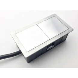 Električna vtičnica VersaHit Mono 1 x 230V FRENCH / nerjavno jeklo