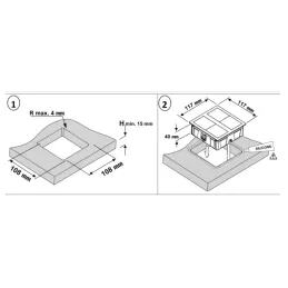 Električna vtičnica VersaHit 2 x 230V FRENCH / Kositrna