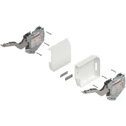 Izklopni mehanizem HK-S, bel / KOMPLET